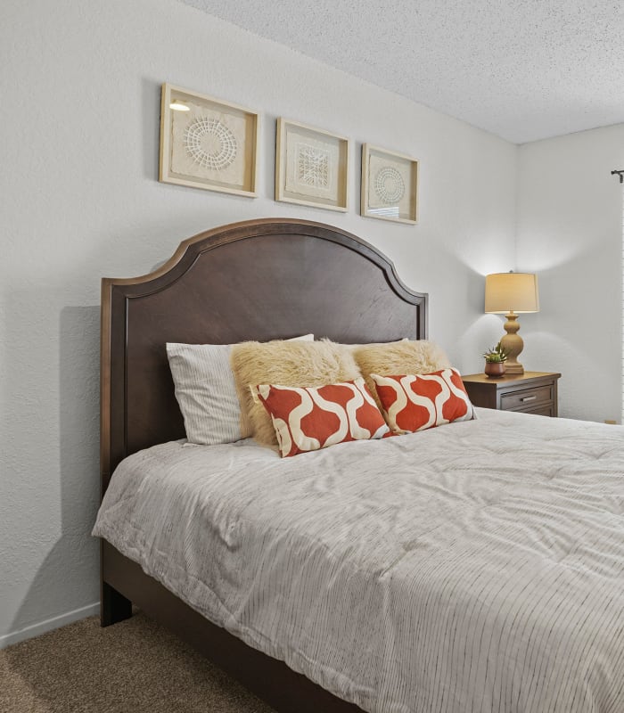 New Spacious carpeted bedroom at Windsail Apartments in Tulsa, Oklahoma