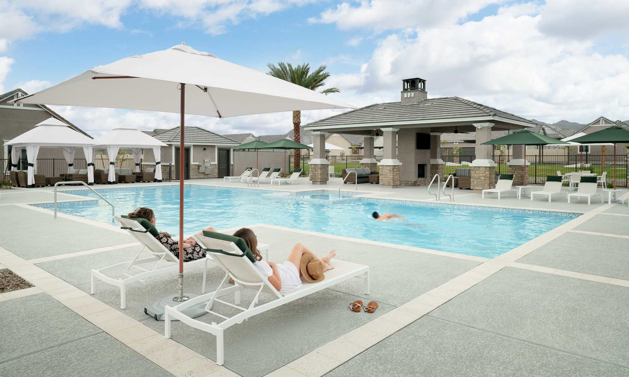 Resort-style pool at Canopy at Sundance in Buckeye, Arizona
