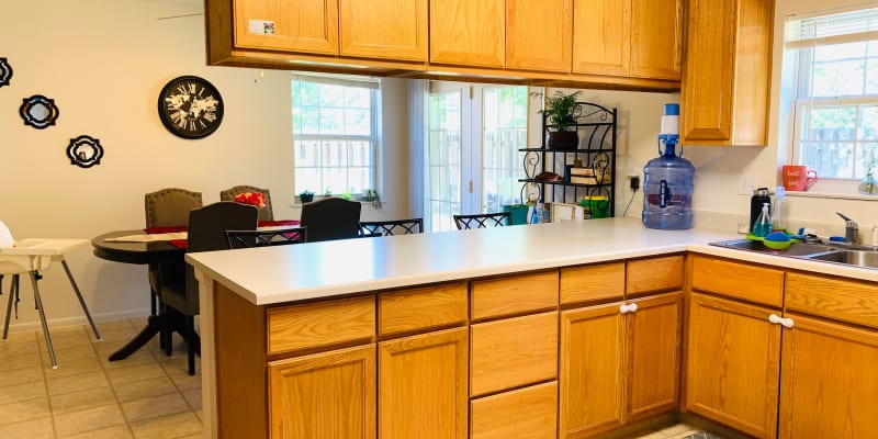 Kitchen at Olympic Grove in Joint Base Lewis McChord, Washington