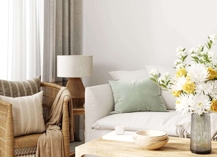 Living room at The Residences at Thomas Circle in Washington, District of Columbia