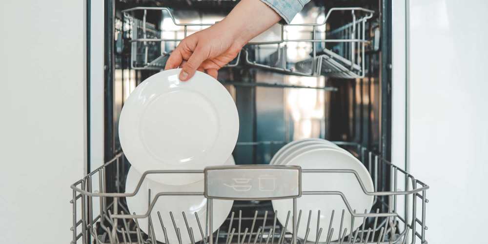 Kitchen in a model home at Evergreen Pine Island in Cape Coral, Florida 