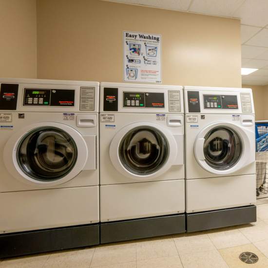 Laundry facility at Potomac Heights Apartments in Keyser, West Virginia  