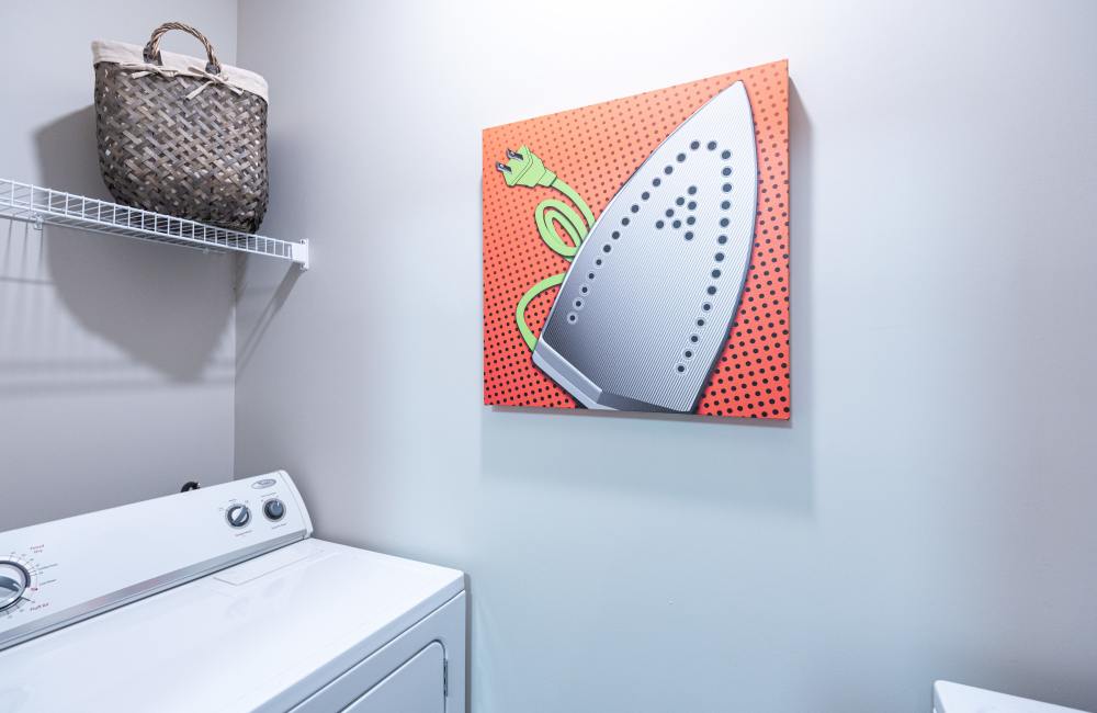 Energy efficient washer and dryer at The Crossings At Nine Mile Road in Pensacola, Florida