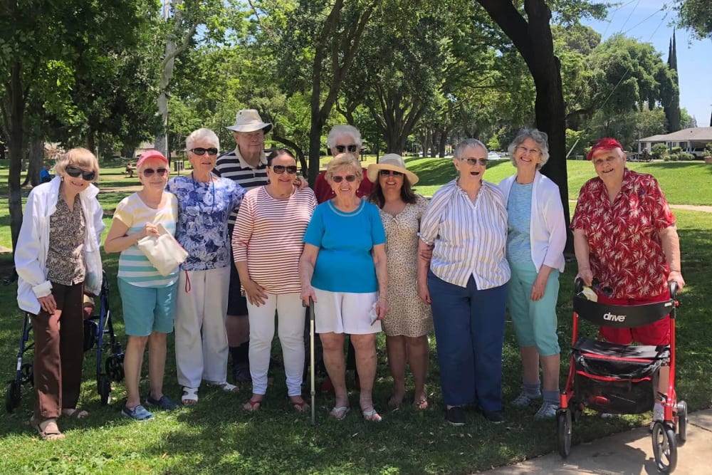 Resident outing at Lodi Commons Senior Living in Lodi, California