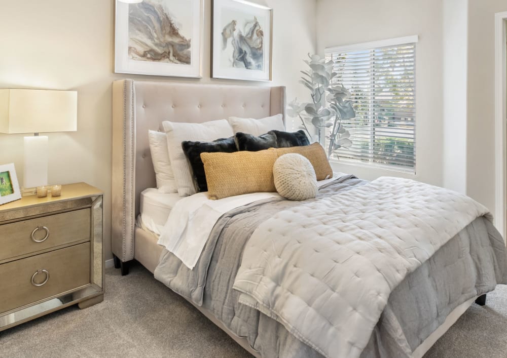 Bedroom at Montebello at Summit Ridge in Reno, Nevada