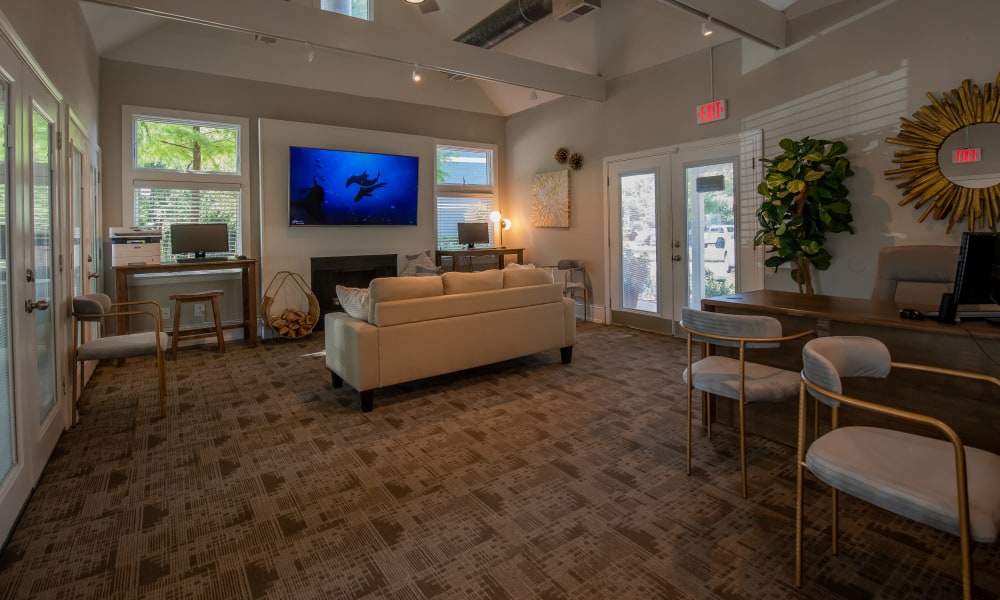 Inside the clubhouse at The Pointe of Ridgeland in Ridgeland, MS