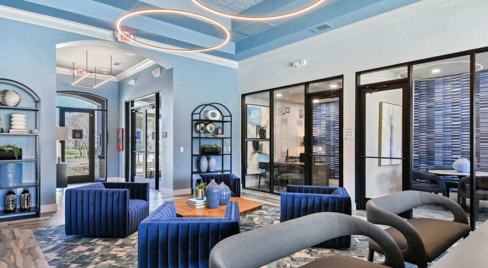 Indoor lobby at  Collier in Pflugerville, Texas
