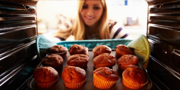 Fresh muffins at Montello Care Center in Montello, Wisconsin