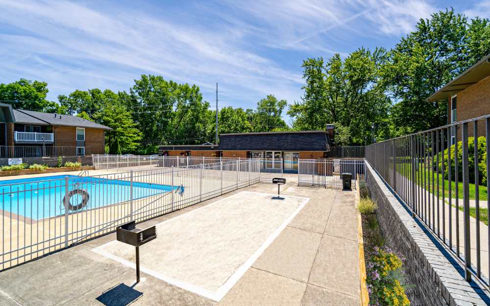 Poolside at The Commons at Kettering in Dayton, Ohio         