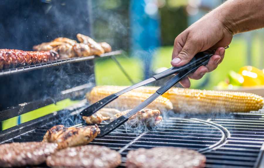 Outdoor BBQ at The Kensley in Spanish Fort, Alabama