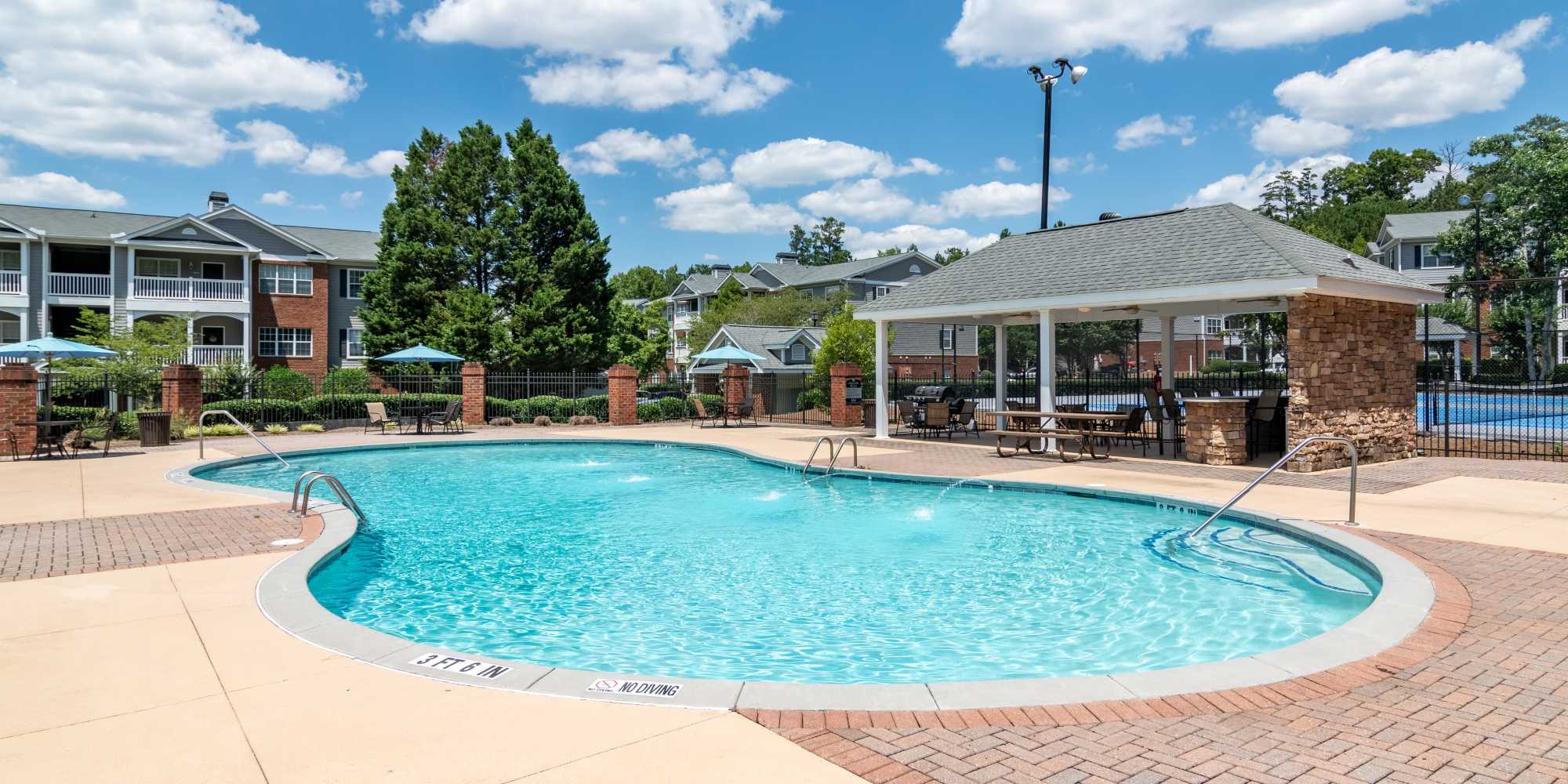 outdoor pool at The Paxton in Lilburn, Georgia