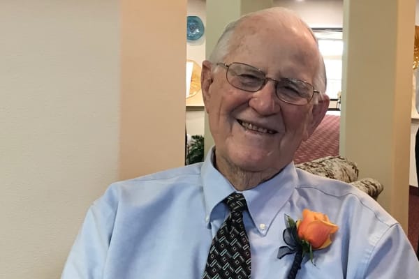 Don and Betty residents at Maple Ridge Gracious Retirement Living in Cedar Park, Texas