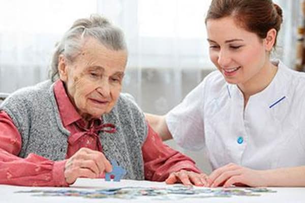 Friendly staff at Caruth Haven Court