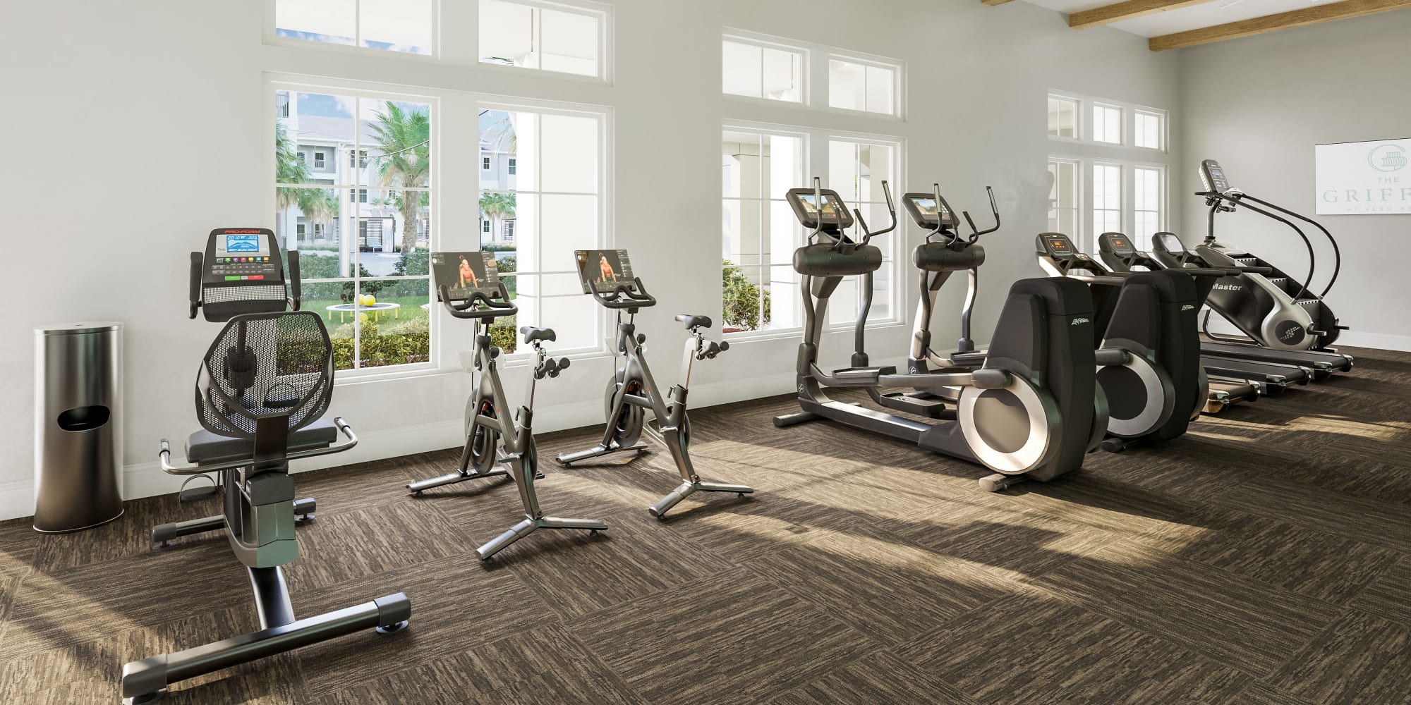 Fitness center at The Griffon Vero Beach in Vero Beach, Florida