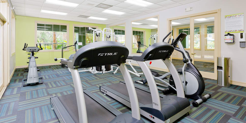 Fitness center at Sanctuary Cove Apartments in West Palm Beach, Florida