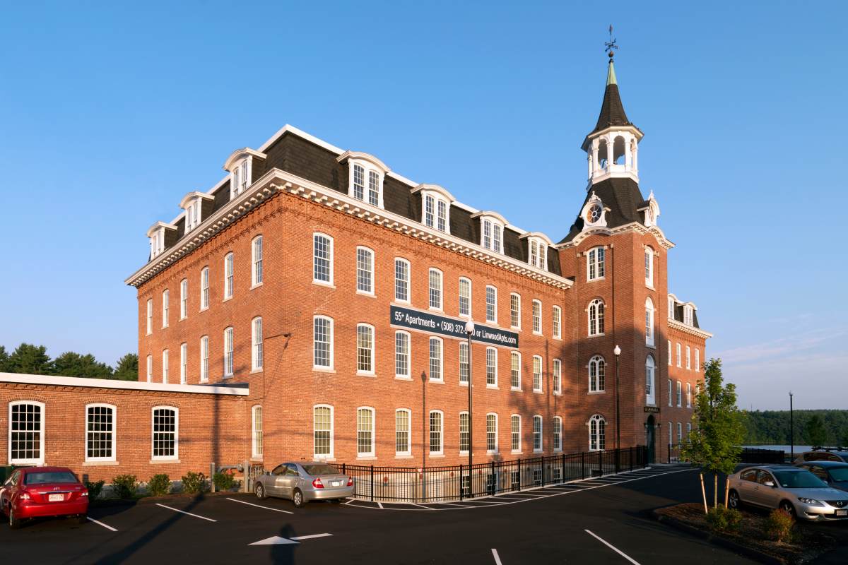 Exterior view of the apartment at Affordable Housing and Services Collaborative in Braintree, Massachusetts