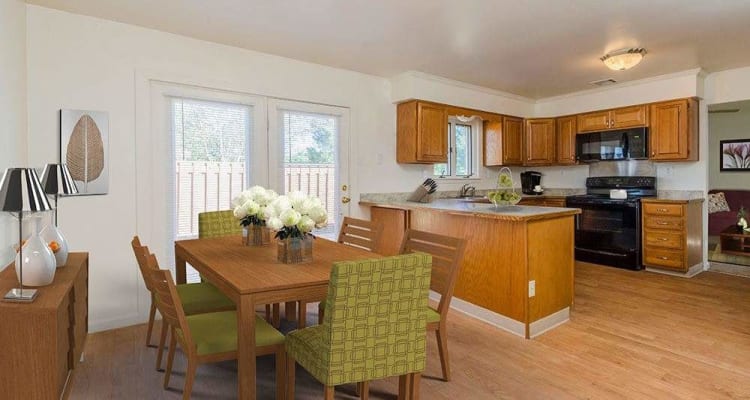 Kitchen at Eagle Meadows Apartments in Dover, Delaware