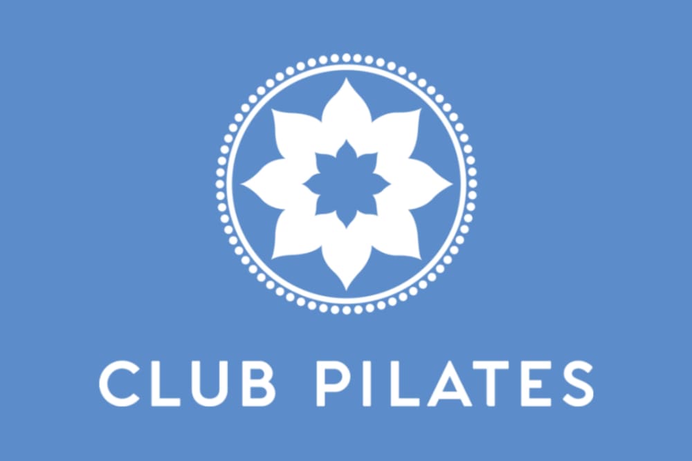 Club Pilates logo retail location near Grant Park Village