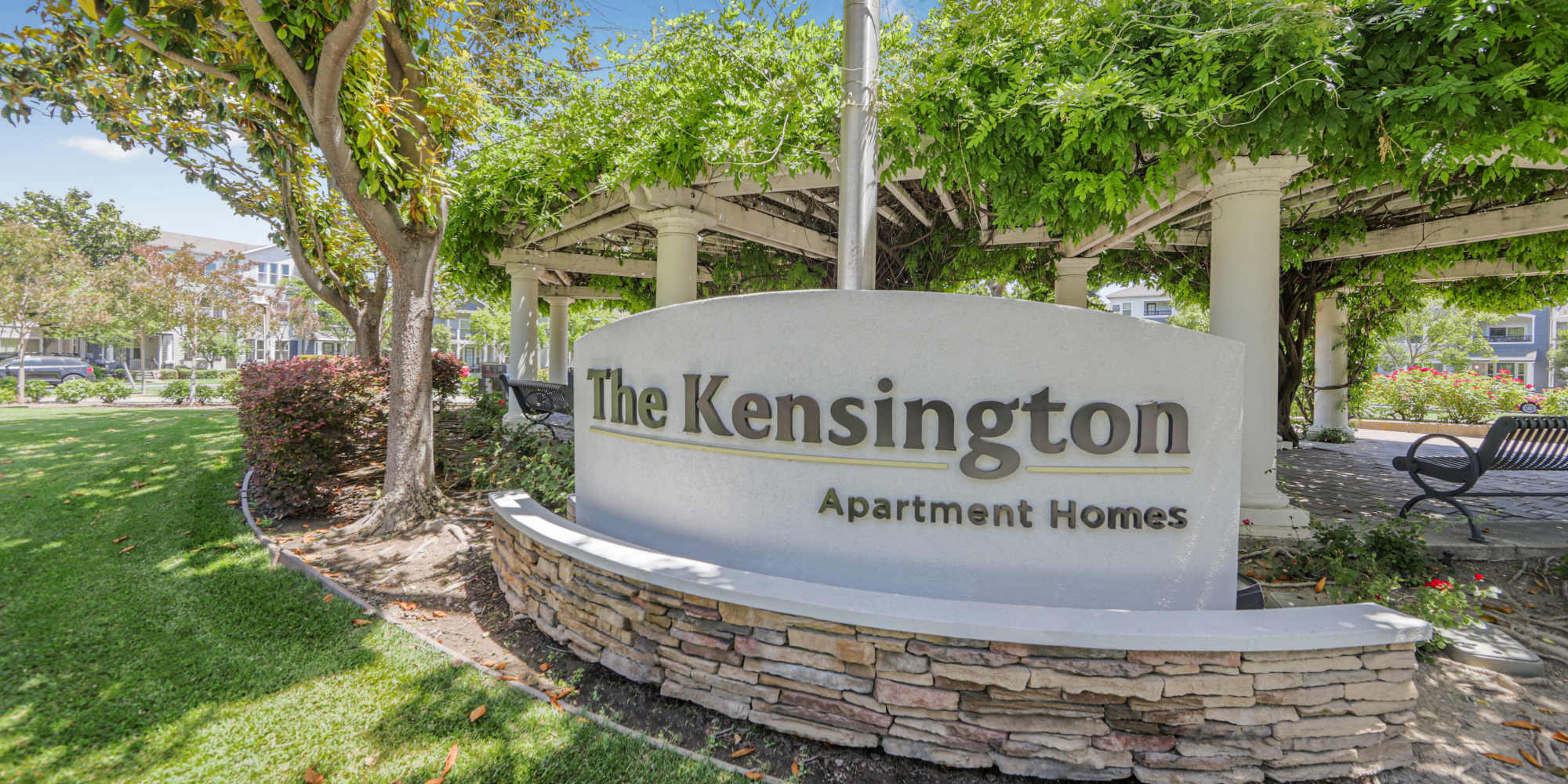Model kitchen at The Kensington in Pleasanton, California