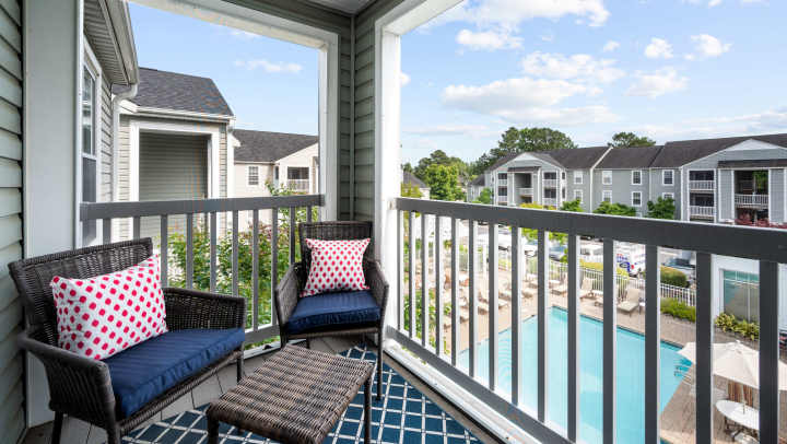 Image showcasing It's Balcony Season at Columbus Station Apartments