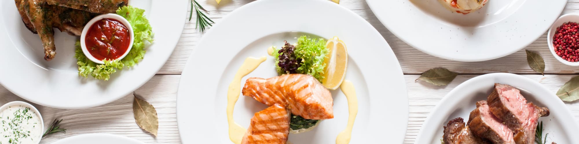 Dining experience at Kirkwood Orange in Orange, California