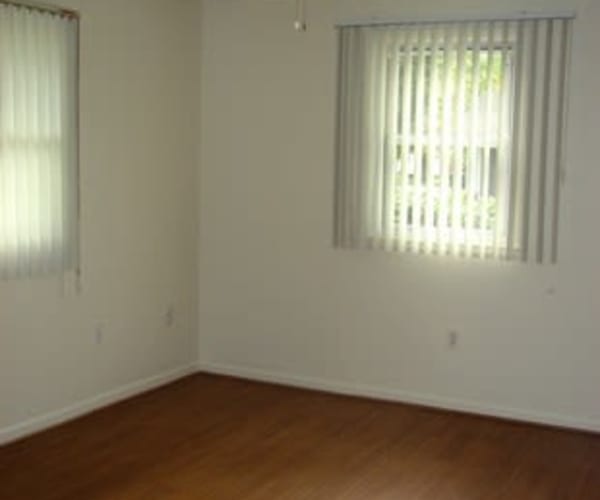 Inside a home with wood floors at Kiskiak Village in Newport News, Virginia