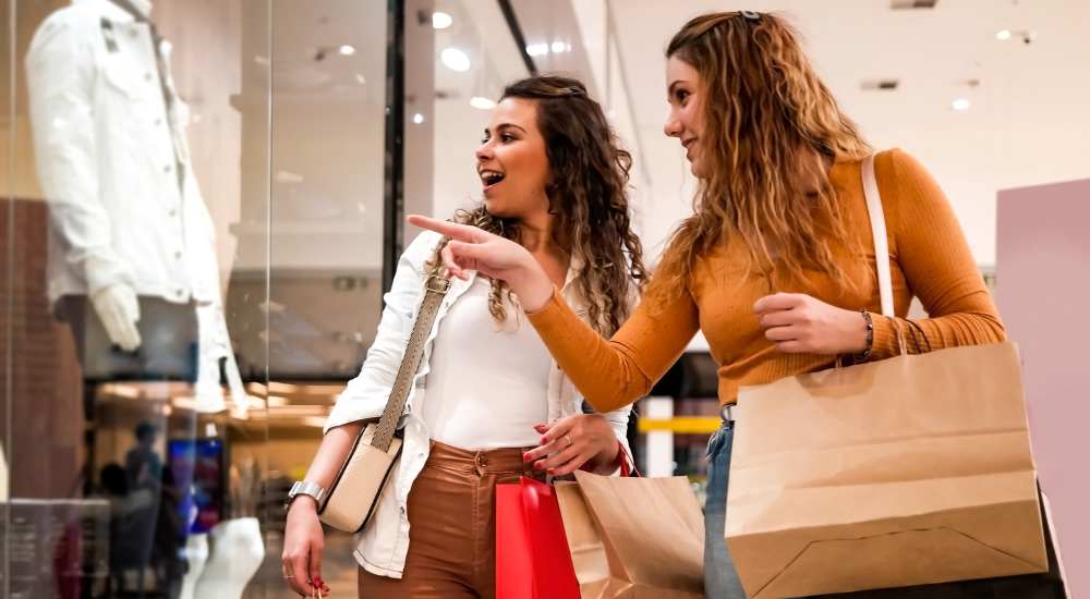 Resident shopping near Monarch West in Houston, Texas