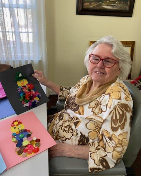 River Park (TX) residents got into their crafts and created art!