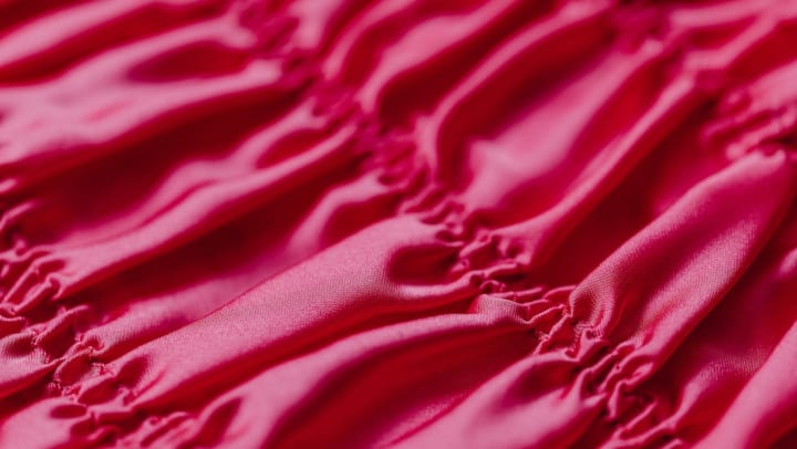 magenta fabric