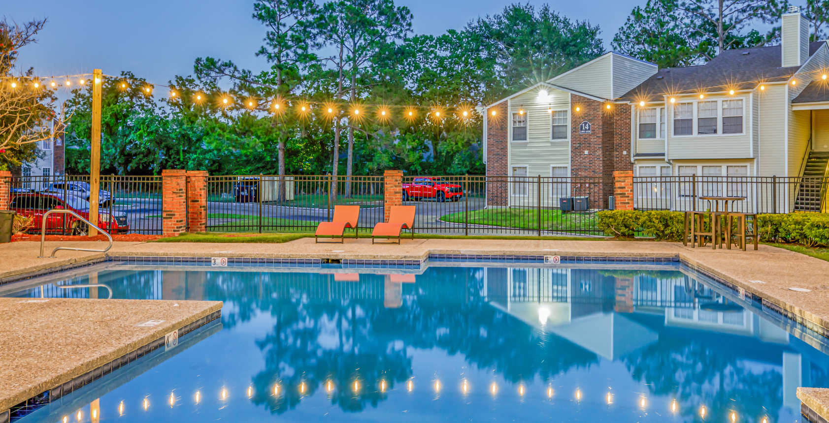 Property pool at Atlas at Lakeview in Baton Rouge, Louisiana