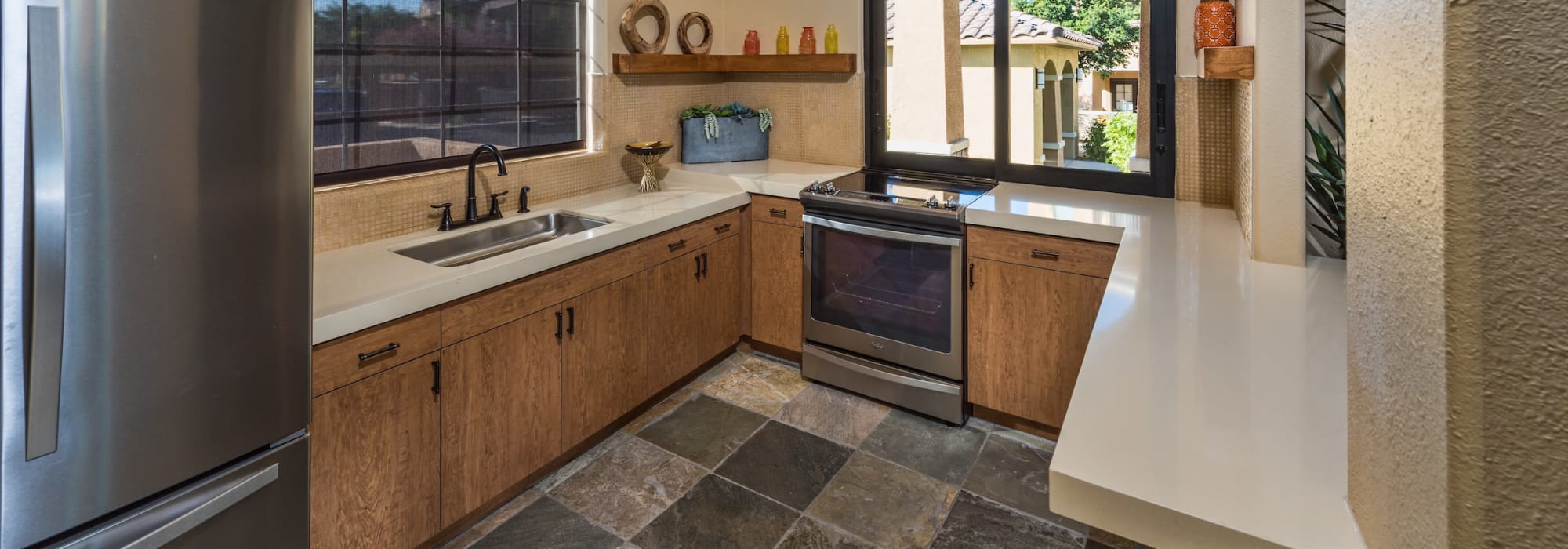 Luxury kitchen at Stone Oaks in Chandler, Arizona