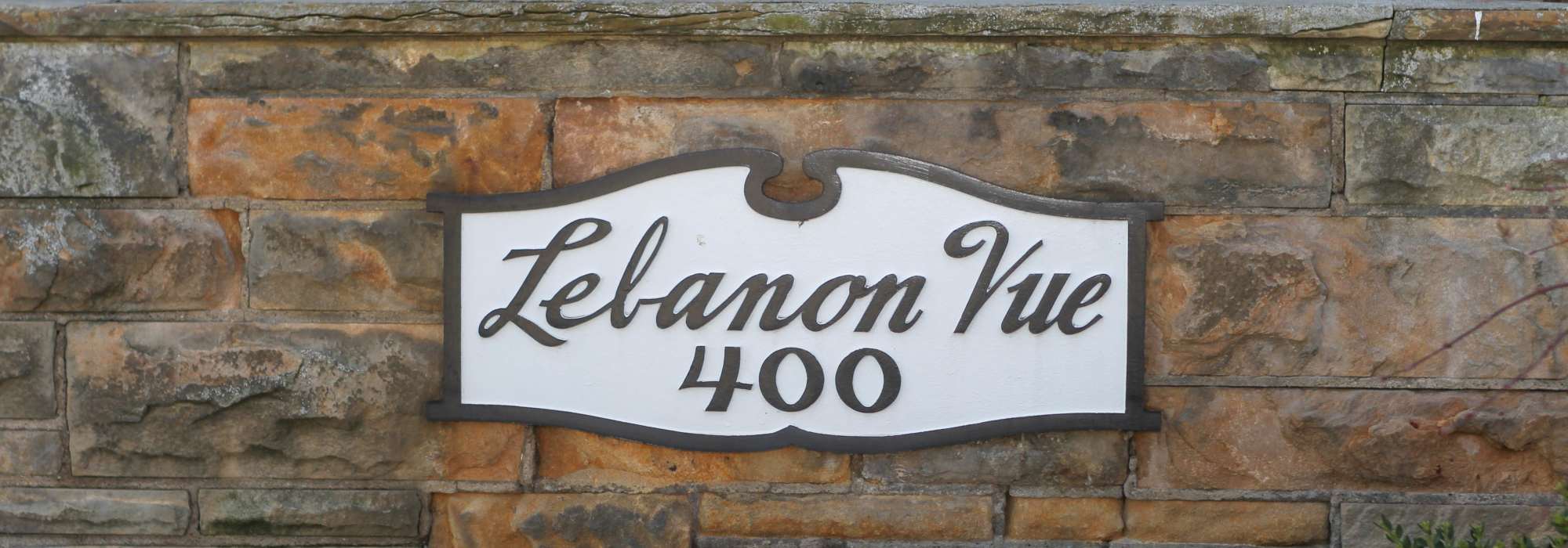 Signage of Lebanon Vue in Pittsburgh, Pennsylvania