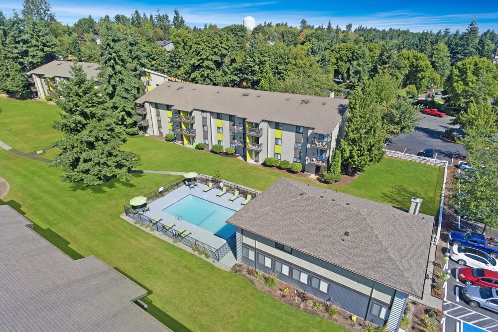 Exterior of Terra Apartment Homes in Federal Way, Washington