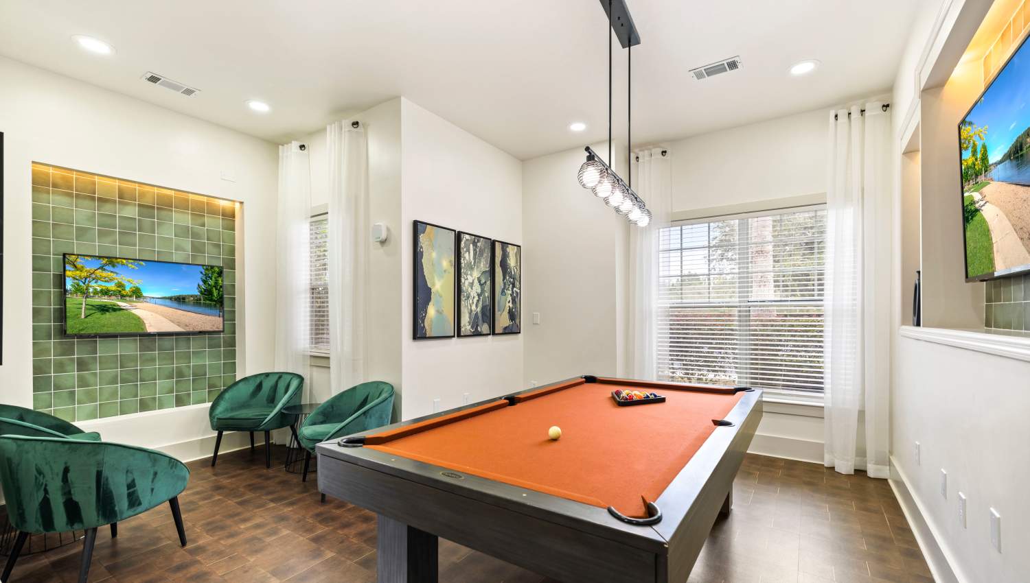 Resident Game Room at Odyssey Lake in Brunswick, Georgia