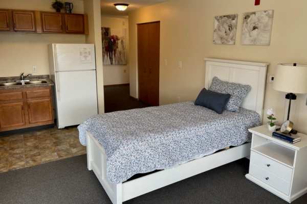 Studio Apartment Staged