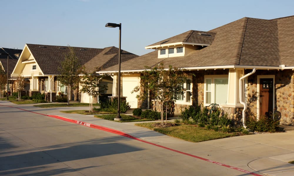 Independent living cottage at MacArthur Hills in Irving, Texas