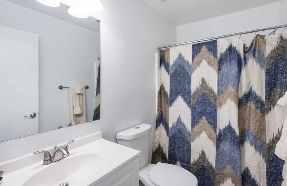 Bathroom at Tamarron Apartment Homes in Olney, Maryland