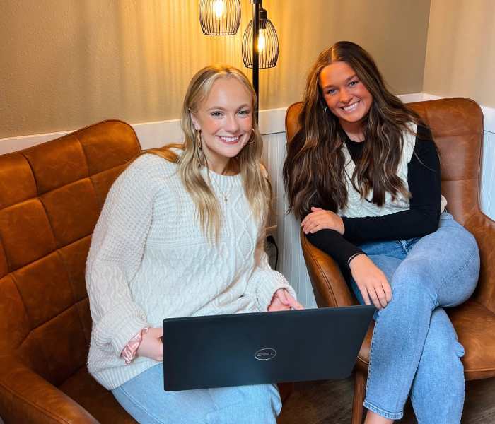 Residents studying at College Town Mankato in Mankato, Minnesota