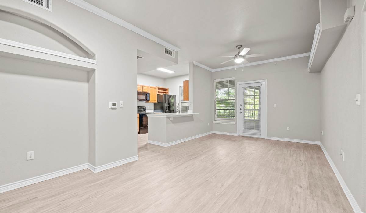 Spacious apartment interior at Hidden Creek in Allen, Texas
