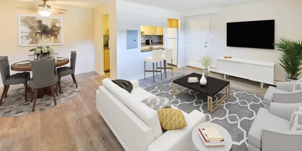 Spacious floor plans at Waterview Apartments in West Chester, Pennsylvania