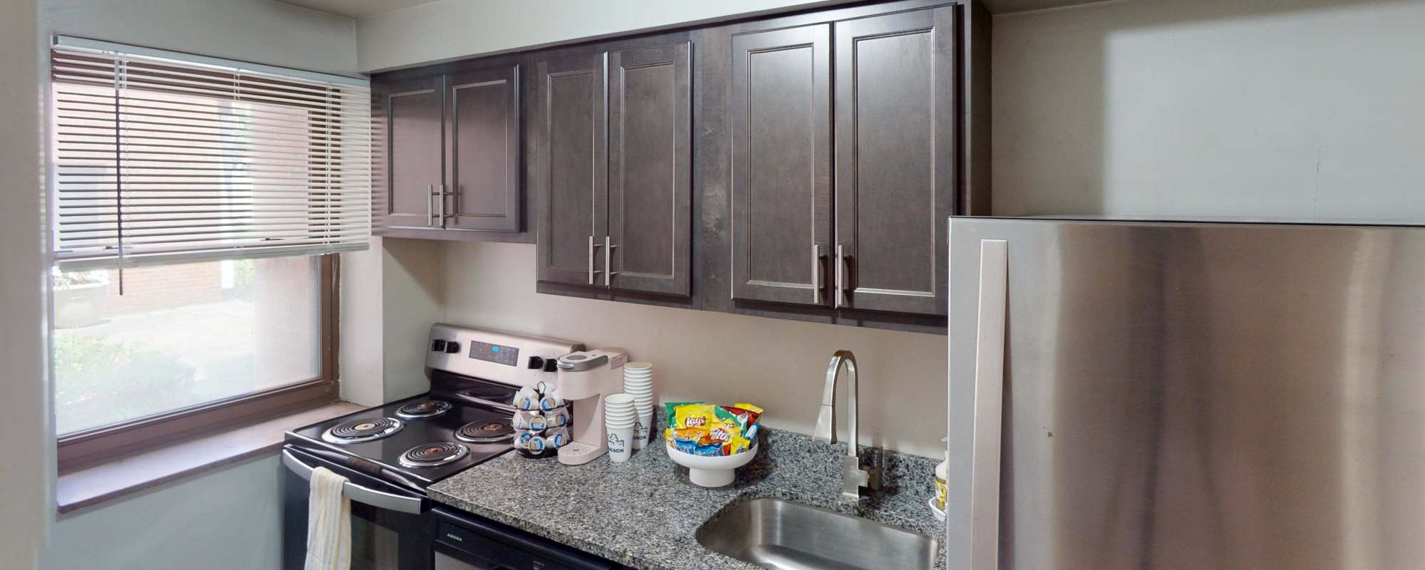 Kitchen at Lebanon Vue in Pittsburgh, Pennsylvania
