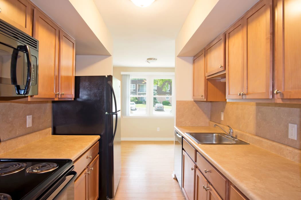 Kitchen hallway at Maple Manor in Delmar
