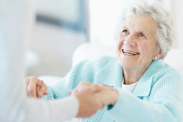 Senior woman at Reunion Court of The Woodlands in The Woodlands, Texas