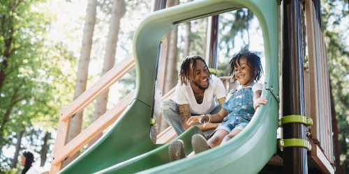 Playground at Mountain Breeze Villas in San Bernardino, California