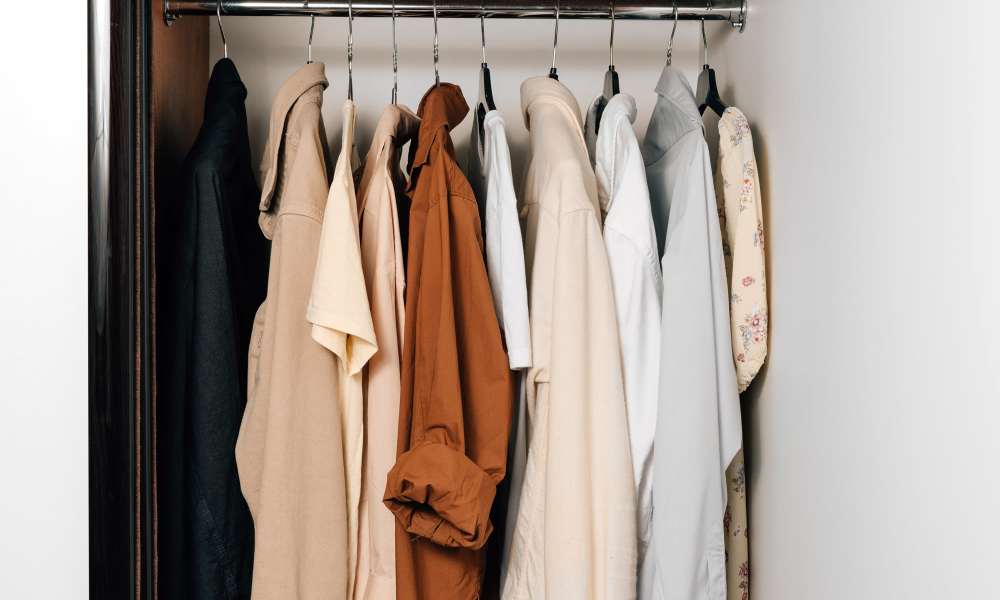 large closet at The Courtyards At Fishing Creek in Chesapeake Beach, Maryland