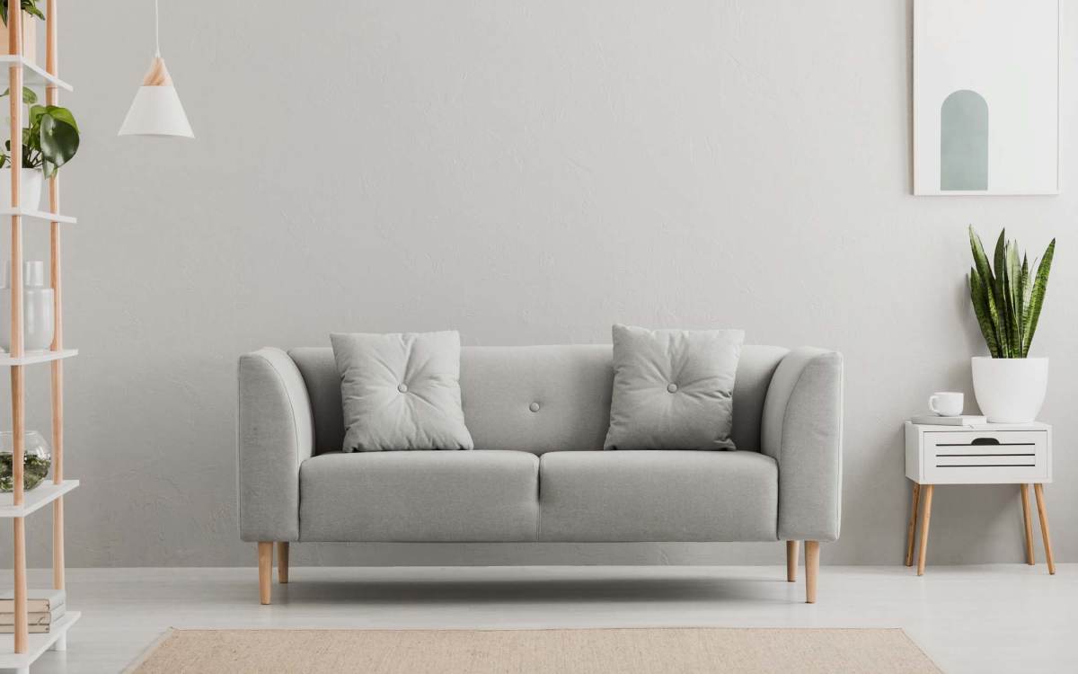 Living room at Camas Meadows in Beaverton, Oregon