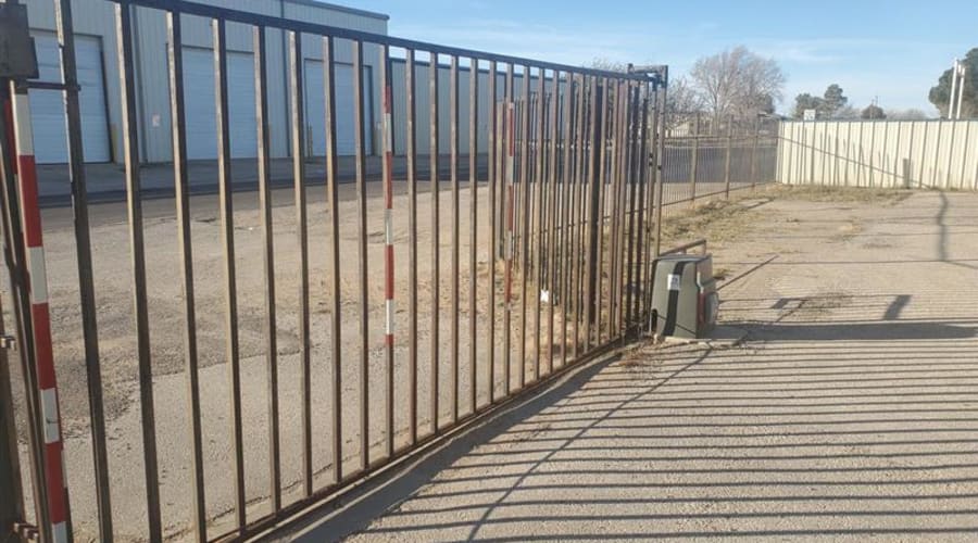Exterior of outdoor units at KO Storage in Odessa, Texas