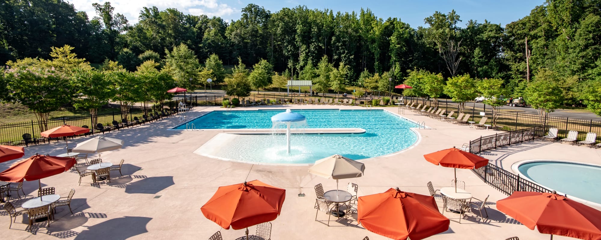 Swimming pool at Thomason Park in Quantico, Virginia