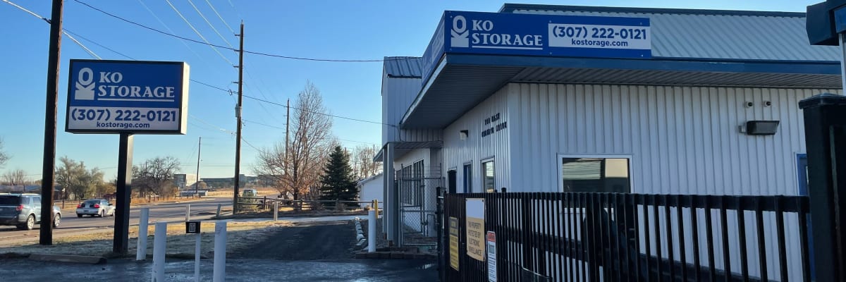 Unit sizes and prices at KO Storage in Cheyenne, Wyoming
