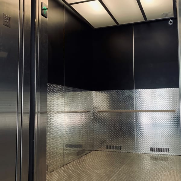 Inside of the elevator at My Neighborhood Storage Center in Jacksonville, Florida